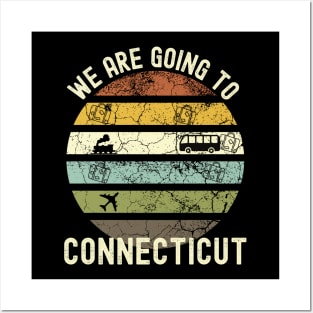 We Are Going To Connecticut, Family Trip To Connecticut, Road Trip to Connecticut, Holiday Trip to Connecticut, Family Reunion in Posters and Art